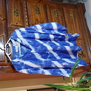 💚Lemon Grass Woman Tie-Dye  Boho Tunic